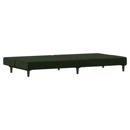 vidaXL 2-Seater Sofa Bed Accent Upholstered Loveseat Sleeper Couch Velvet