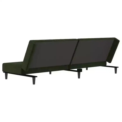 vidaXL 2-Seater Sofa Bed Accent Upholstered Loveseat Sleeper Couch Velvet