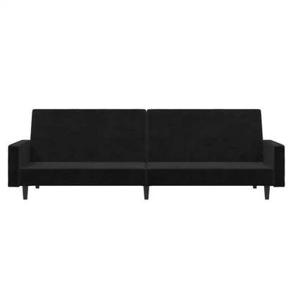 vidaXL 2-Seater Sofa Bed Accent Upholstered Loveseat Sleeper Couch Velvet
