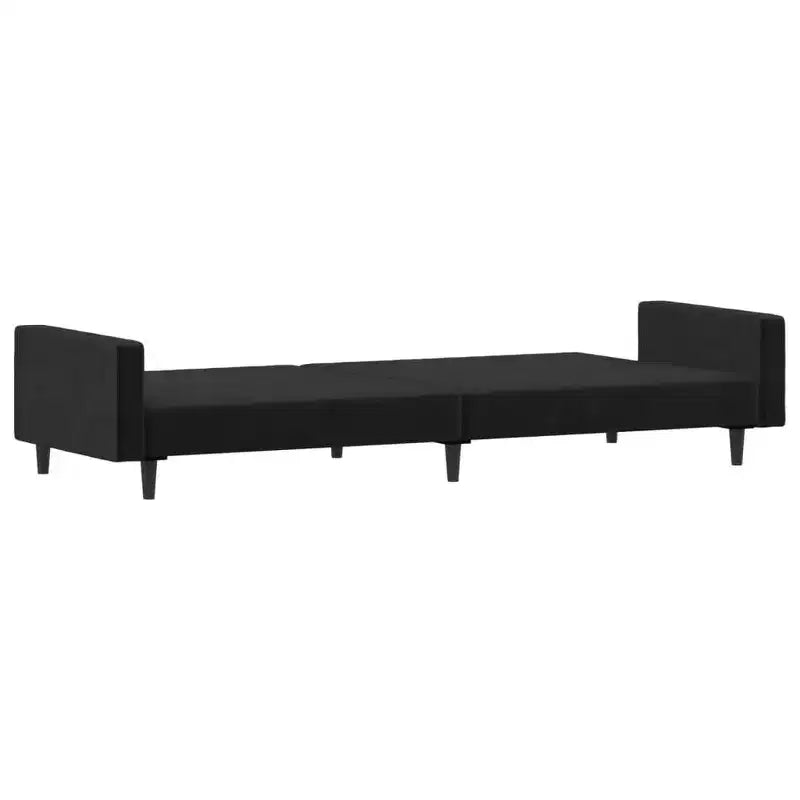 vidaXL 2-Seater Sofa Bed Accent Upholstered Loveseat Sleeper Couch Velvet