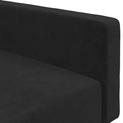 vidaXL 2-Seater Sofa Bed Accent Upholstered Loveseat Sleeper Couch Velvet