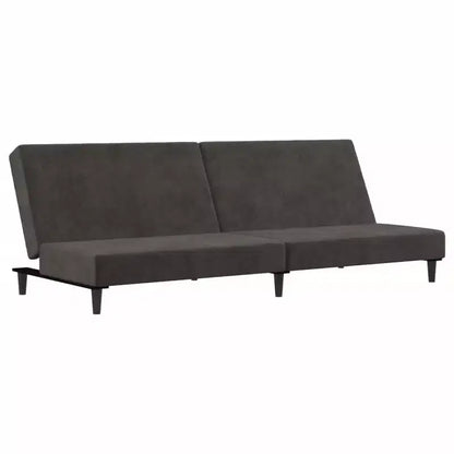 vidaXL 2-Seater Sofa Bed Accent Upholstered Loveseat Sleeper Couch Velvet