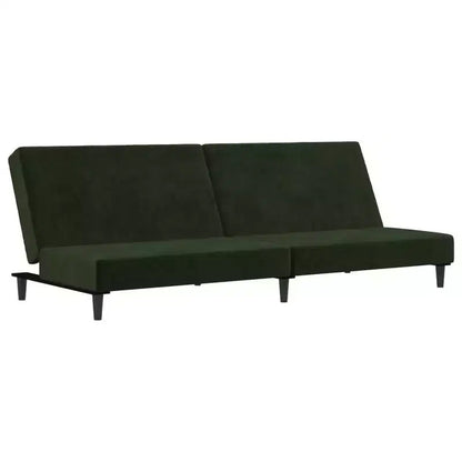 vidaXL 2-Seater Sofa Bed Accent Upholstered Loveseat Sleeper Couch Velvet