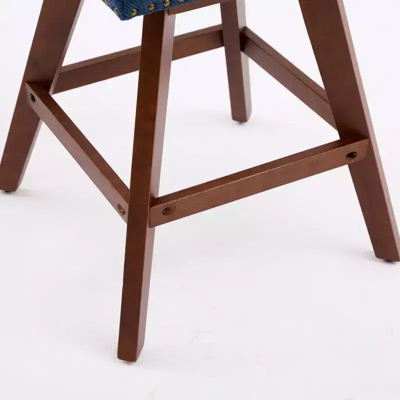 Zeus & Ruta Upholstered Swivel Barstools Set of 2 with 26 Counter Height