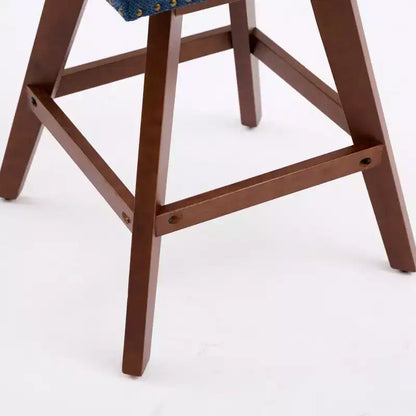Zeus & Ruta Upholstered Swivel Barstools Set of 2 with 26 Counter Height