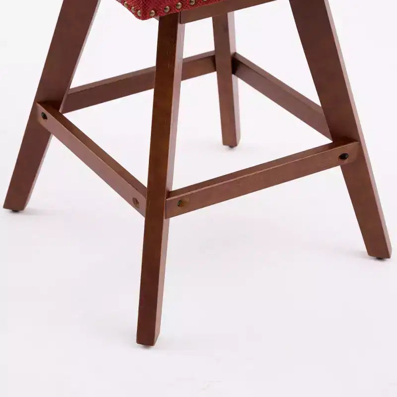 Zeus & Ruta Upholstered Swivel Barstools Set of 2 with 26 Counter Height