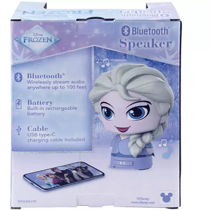 eKids Disney Frozen Speaker Bluetooth, Portatile e Ricaricabile Wireless Elsa (Di-B76EL)