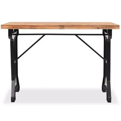 vidaXL Tavolo da pranzo in legno massello di abete 48x25.6x32.3