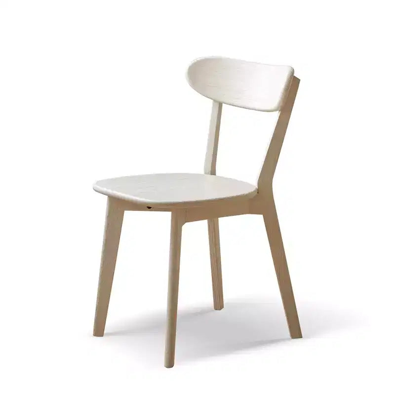 MAYEERTY Mid Century Modern FAS-Grade Oak Dining Chair, Solid Wood Chair for Kitchen Living Room