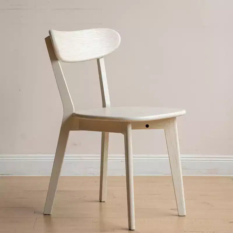 MAYEERTY Mid Century Modern FAS-Grade Oak Dining Chair, Solid Wood Chair for Kitchen Living Room