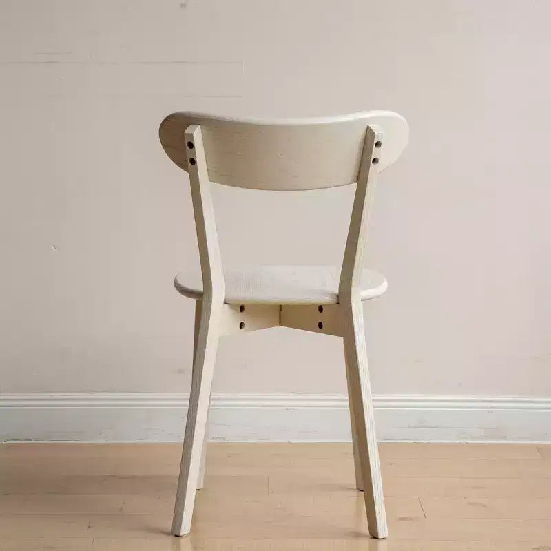 MAYEERTY Mid Century Modern FAS-Grade Oak Dining Chair, Solid Wood Chair for Kitchen Living Room