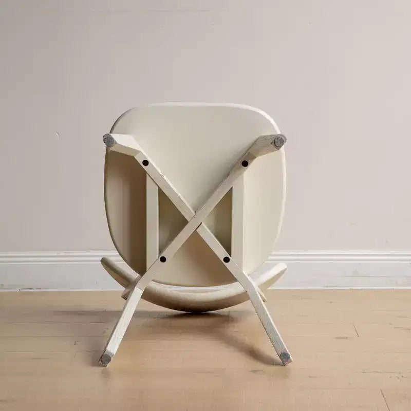 MAYEERTY Mid Century Modern FAS-Grade Oak Dining Chair, Solid Wood Chair for Kitchen Living Room