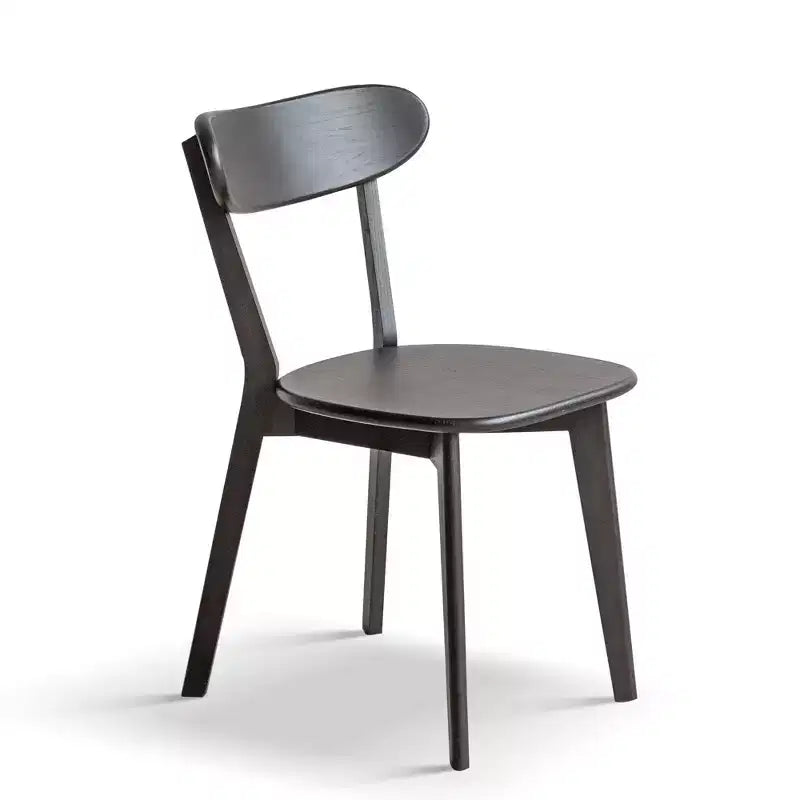 MAYEERTY Mid Century Modern FAS-Grade Oak Dining Chair, Solid Wood Chair for Kitchen Living Room
