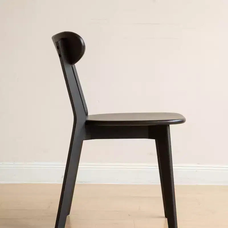 MAYEERTY Mid Century Modern FAS-Grade Oak Dining Chair, Solid Wood Chair for Kitchen Living Room