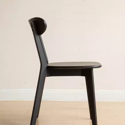 MAYEERTY Mid Century Modern FAS-Grade Oak Dining Chair, Solid Wood Chair for Kitchen Living Room