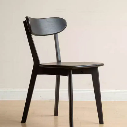 MAYEERTY Mid Century Modern FAS-Grade Oak Dining Chair, Solid Wood Chair for Kitchen Living Room