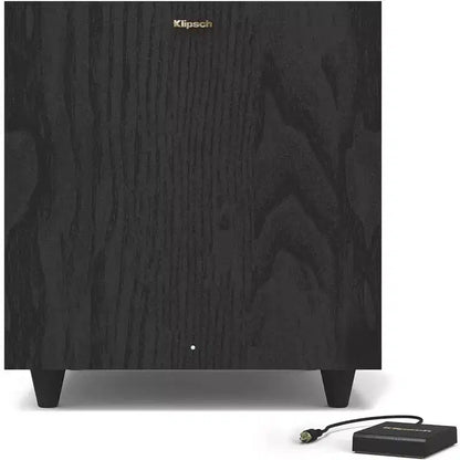 Subwoofer wireless Klipsch R-80SWi da 8 pollici 150W con driver ad alte prestazioni per bassi profondi, colore nero