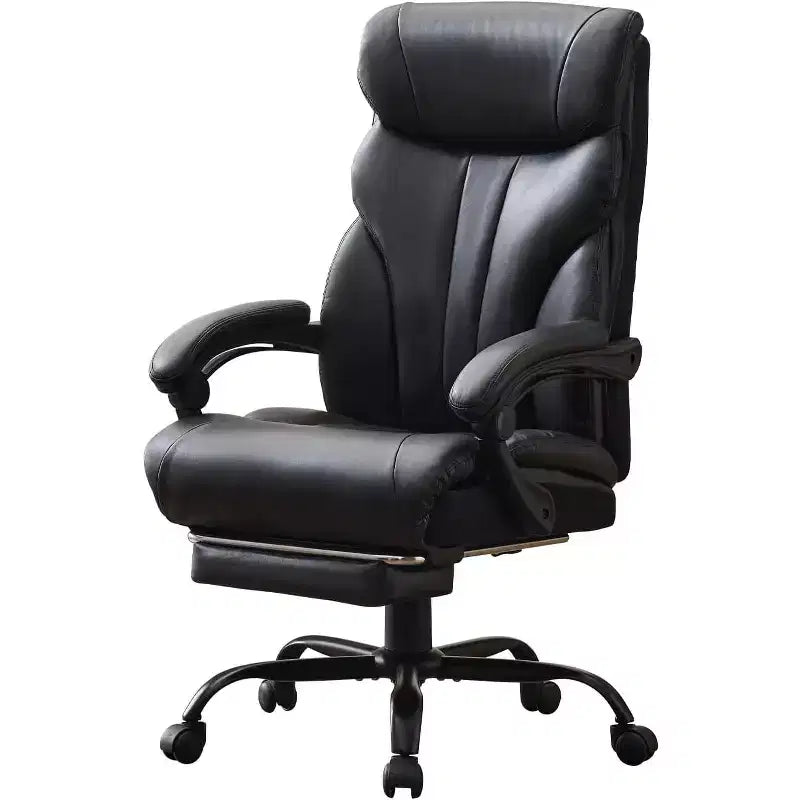 Ergonomic Office Chair,PU Gaming Chair,Adjustable Height 90 to 135 Degree Reclining, Backrest 360 Degree Swivel Wheels,350 Lbs Capacity for Office