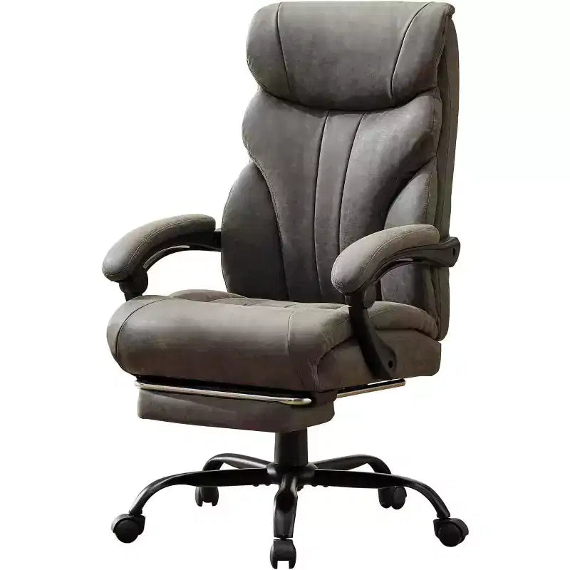 Sedia ergonomica da ufficio, sedia da gaming in PU, altezza regolabile, reclinabile da 90 a 135 gradi, schienale con ruote girevoli a 360 gradi, capacità di 350 libbre per l'ufficio