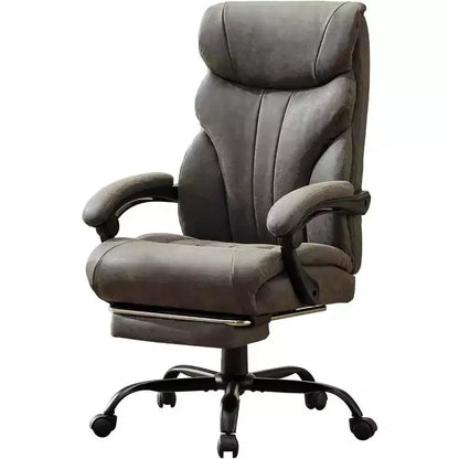 Sedia ergonomica da ufficio, sedia da gaming in PU, altezza regolabile, reclinabile da 90 a 135 gradi, schienale con ruote girevoli a 360 gradi, capacità di 350 libbre per l'ufficio