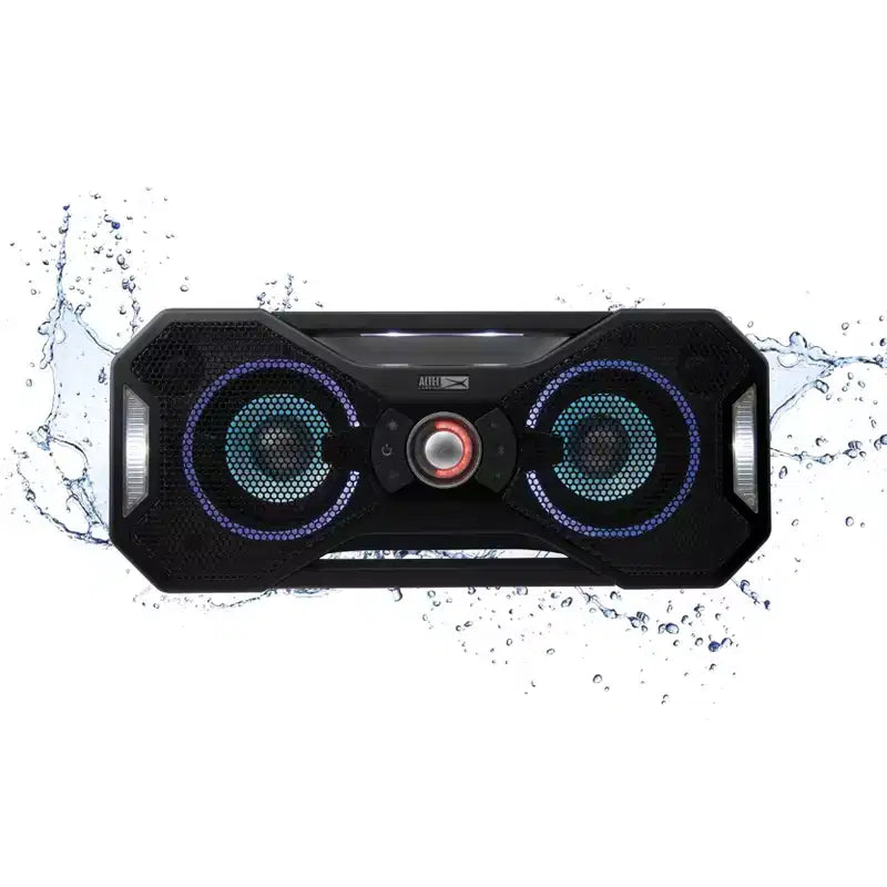 Altec Lansing Mix 2.0 - Waterproof Bluetooth Portable Speaker with Strong Bass for Travel & Outdoor Use