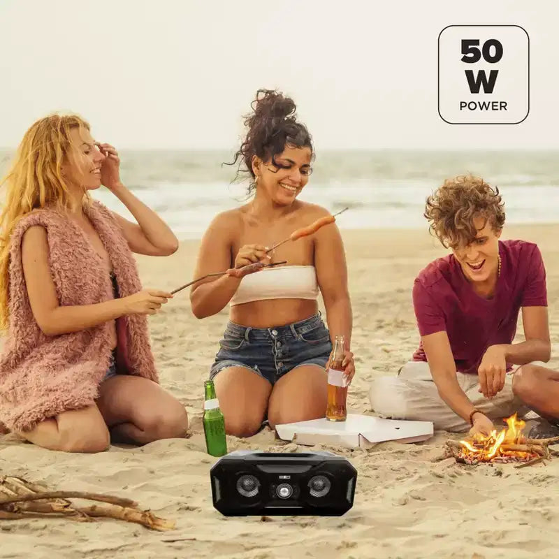 Altec Lansing Mix 2.0 - Altoparlante portatile Bluetooth impermeabile con bassi potenti per viaggi e uso esterno