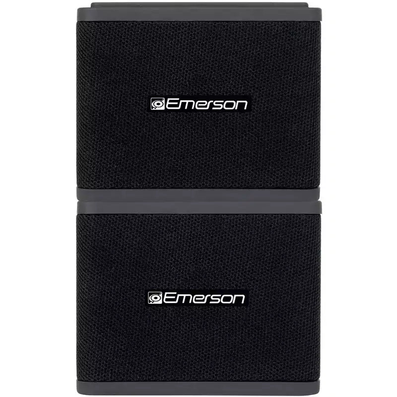 Altoparlanti Bluetooth magnetici impilabili wireless Emerson EAS-3006-BK Sound Blox, connessione istantanea, audio multi-room, ricarica USB-C, subwoofer integrato