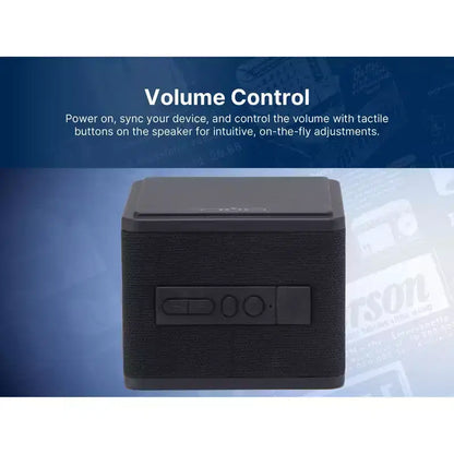 Altoparlanti Bluetooth magnetici impilabili wireless Emerson EAS-3006-BK Sound Blox, connessione istantanea, audio multi-room, ricarica USB-C, subwoofer integrato