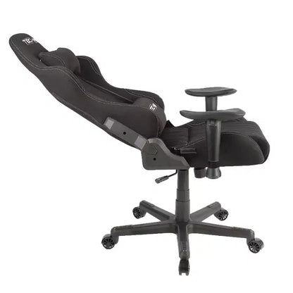 TUYOHW Sedia da Gaming Ergonomica Regolabile Girevole a 360° con Cuscino per Testa e Lombare, Sedia Reclinabile da 90-150 per Ufficio e Casa, Max 113 kg, Nera