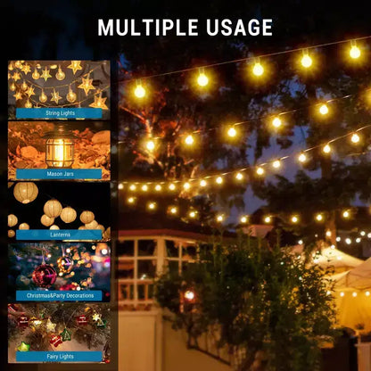 10FT Outdoor String Light Poles, Heavy Duty Metal Poles with 5-Prong Ground Base for Hanging String Lights, Tall Yard Garden Light Poles