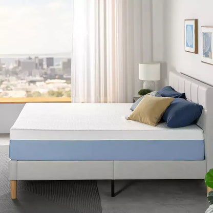 Materasso in memory foam Zinus 12 Queen Cooling Essential, senza fibra di vetro, rigidità media, strati rinfrescanti traspiranti, materiali certificati sicuri