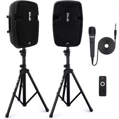Pyle 8 PA Loudspeaker Sound System Package - PPHP849KT.5