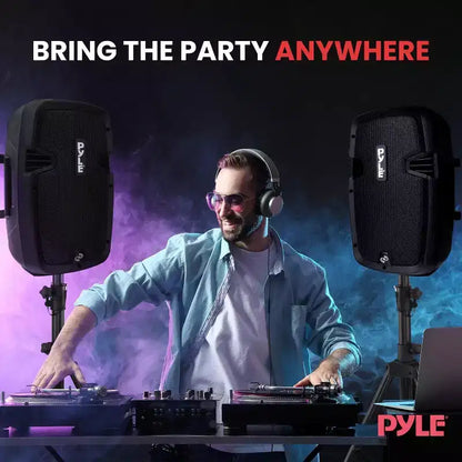 Pyle 8 PA Loudspeaker Sound System Package - PPHP849KT.5