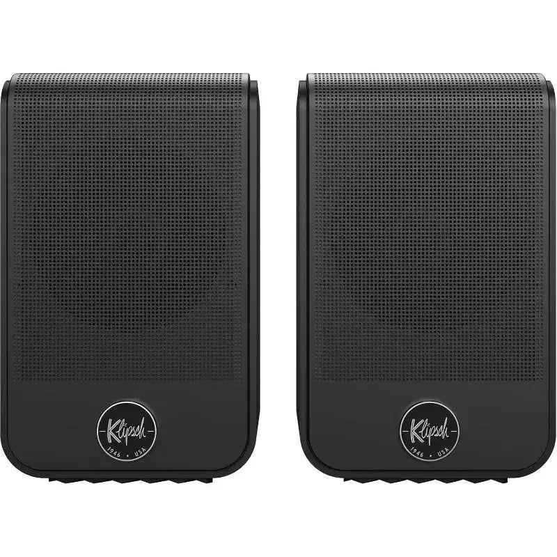 Klipsch Flexus SURR 100 Surround Sound Speakers with Immersive Dolby Atmos Technology - Pair - Black