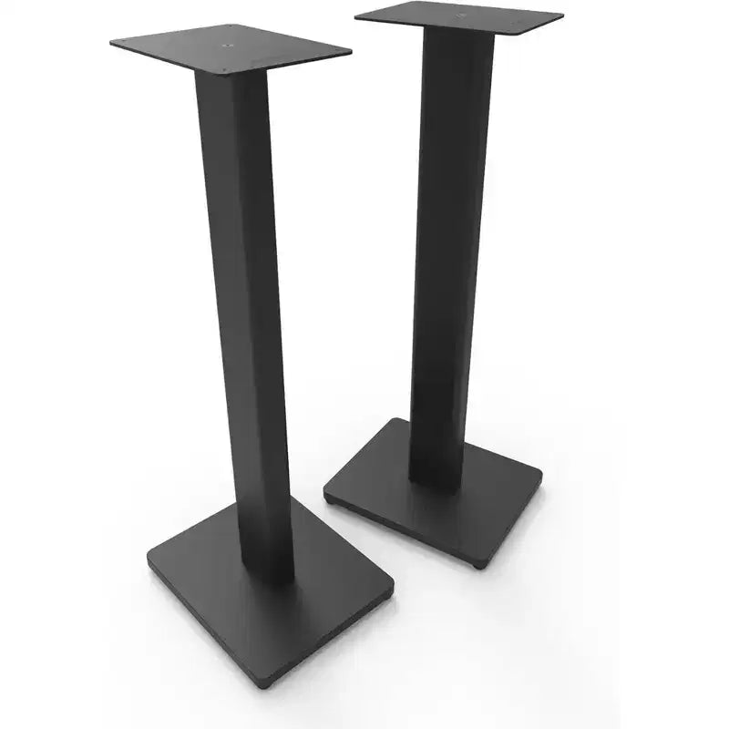 Kanto Ren Powered Speaker System - White, and Kanto ST28 Speaker Stands - Black