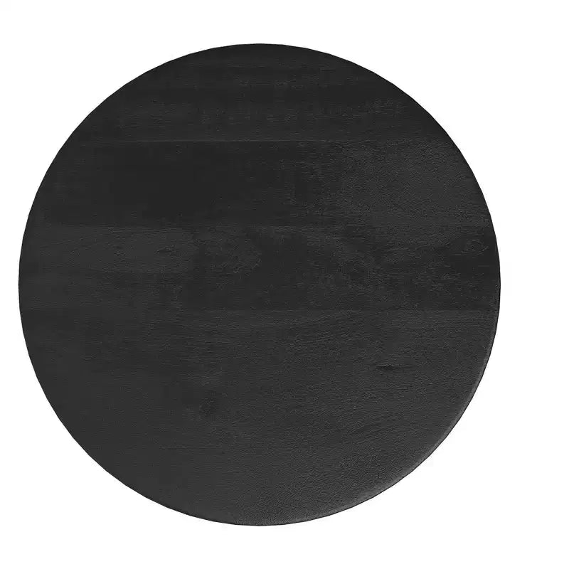 Tavolino d'appoggio contemporaneo Willis in legno massello largo 33 cm