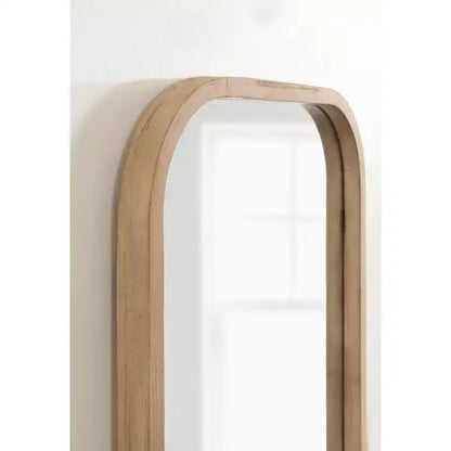 Specchio ad arco con cornice in legno Kate and Laurel Winn
