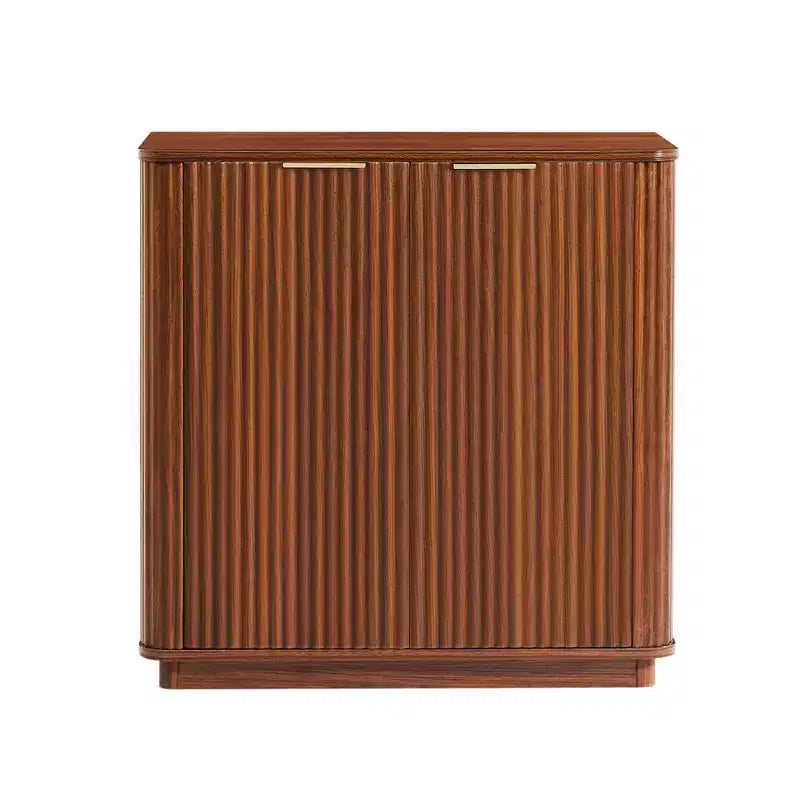Mobile credenza ModernLuxe, credenza moderna con design a onde curve e ripiano regolabile