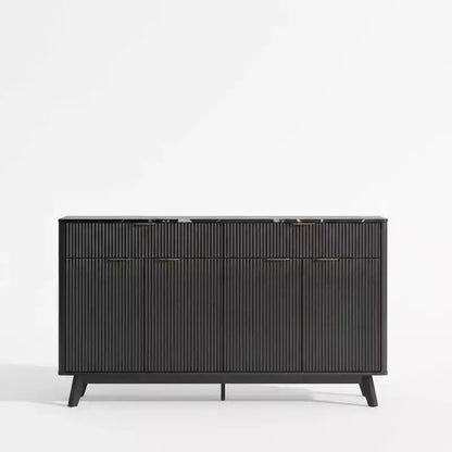 Mobile credenza da 150 cm con 2 cassetti, 4 ante e ripiani regolabili per sala da pranzo, soggiorno