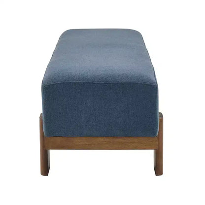 Christopher Knight Home Panca imbottita Blinny 54.75W con gambe in legno di gomma
