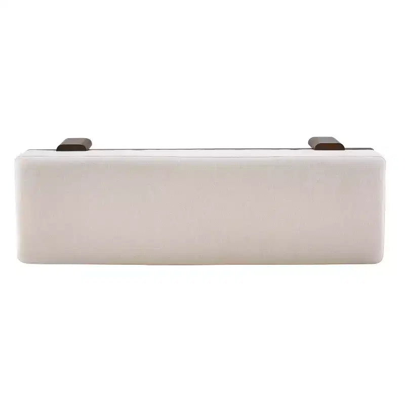 Christopher Knight Home Panca imbottita Blinny 54.75W con gambe in legno di gomma