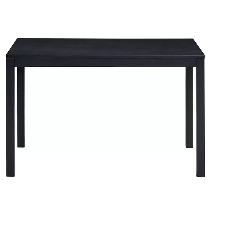 HomeRoots 47 Black Wood Dining Table