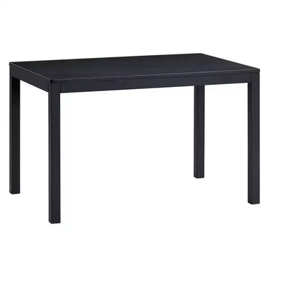 HomeRoots 47 Black Wood Dining Table