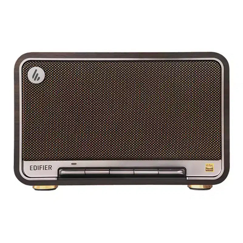 60-Watt-Continuous Bluetooth Retro D32 Rechargeable Tabletop Speaker with 4-In. Woofers, Wi-Fi, High-Res Audio, and AirPlay