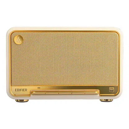 60-Watt-Continuous Bluetooth Retro D32 Rechargeable Tabletop Speaker with 4-In. Woofers, Wi-Fi, High-Res Audio, and AirPlay