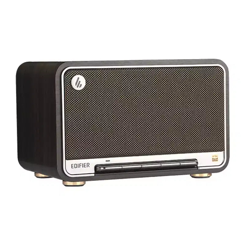 60-Watt-Continuous Bluetooth Retro D32 Rechargeable Tabletop Speaker with 4-In. Woofers, Wi-Fi, High-Res Audio, and AirPlay