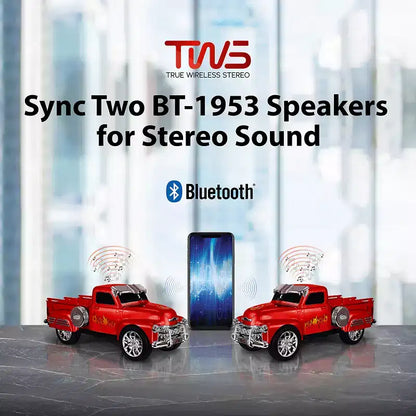 BT-1953 Retro Truck Bluetooth Speaker