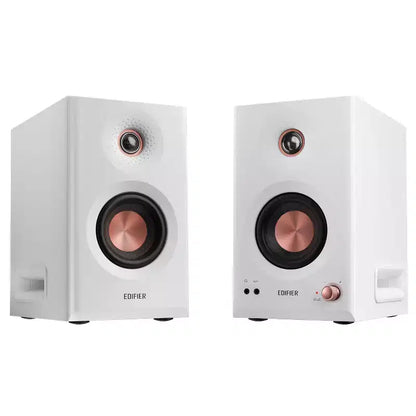 110-Watt-RMS Bluetooth MR5 Powered 2.0 Studio Monitor Speaker Set with 5-In. Woofers, Hi-Res Audio/Hi-Res Audio Wireless, Pair