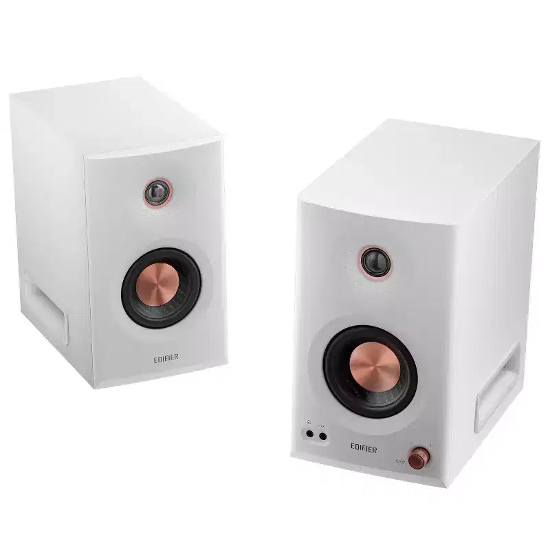 110-Watt-RMS Bluetooth MR5 Powered 2.0 Studio Monitor Speaker Set with 5-In. Woofers, Hi-Res Audio/Hi-Res Audio Wireless, Pair