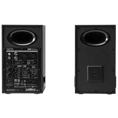 110-Watt-RMS Bluetooth MR5 Powered 2.0 Studio Monitor Speaker Set with 5-In. Woofers, Hi-Res Audio/Hi-Res Audio Wireless, Pair